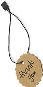 Little Blooms® Nylon Square Hang Tag String for Garments [Pack of 1000 ...