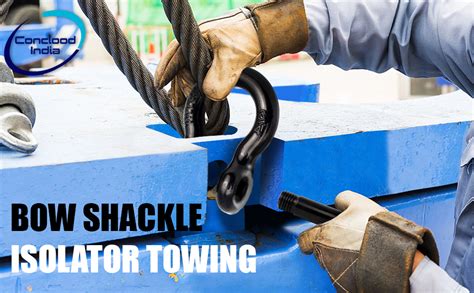 Conclood India Bow Shackle (4.75 Ton)| Screw Pin Anchor Shackle | Heavy ...