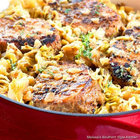 Braised Pork Chops with Cabbage and Apples ...
