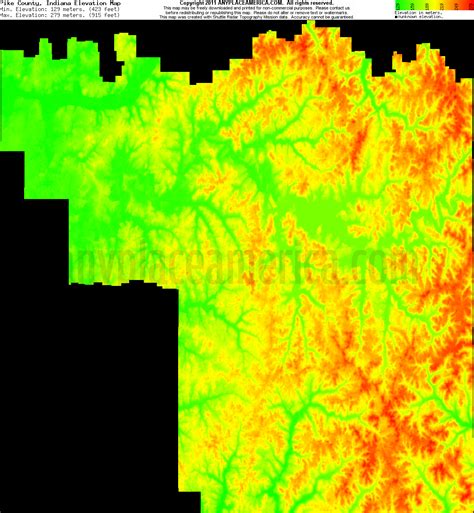 Free Pike County, Indiana Topo Maps & Elevations