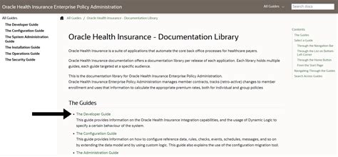 Oracle Health Insurance - Documentation Library :: Oracle Health ...