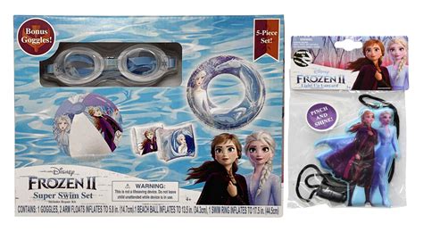 Buy Frozen 2 Pool Inflatables for Kids 5 Piece Set with Free Lanyard ...
