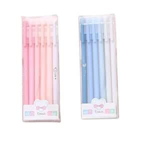 Gradient Gel Pens Set, 5 Pastel Pink and Blue Pens Combo, 0.5mm Tip ...