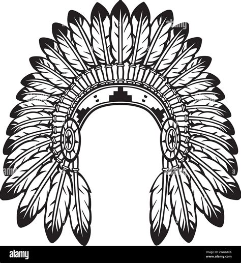Mohawk Design Native American Coloring Pages [2025]