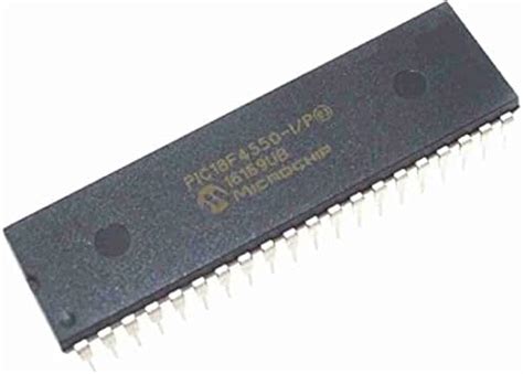 PIC18F4550 Microcontroller IC 40-Pin DIP USB Microcontroller Chip for ...