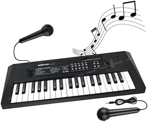 Buy Gooyo GY-430A1 Portable Musical Piano Keyboard with Microphone |37 ...