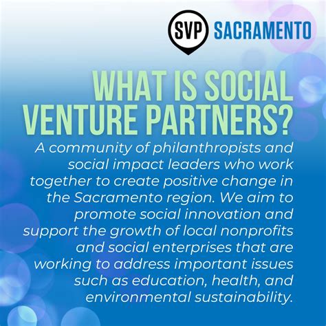 #svpsacramento #svp #sacramento #nonprofits #socialventure # ...