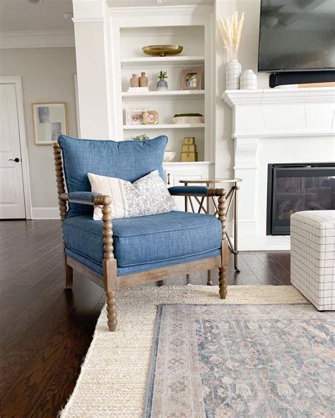 Light Blue Accent Chair