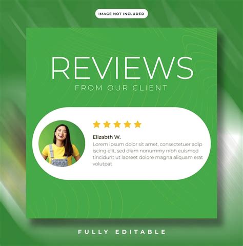 Review background customer review template | Premium Vector