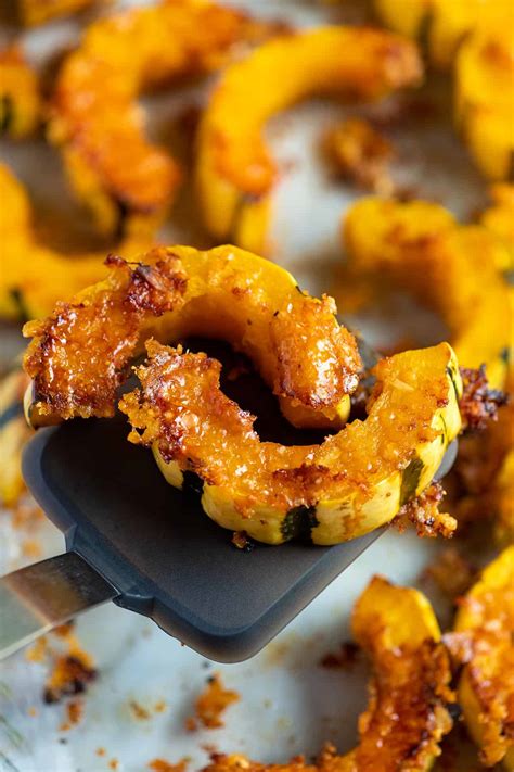 Parmesan Roasted Delicata Squash Recipe