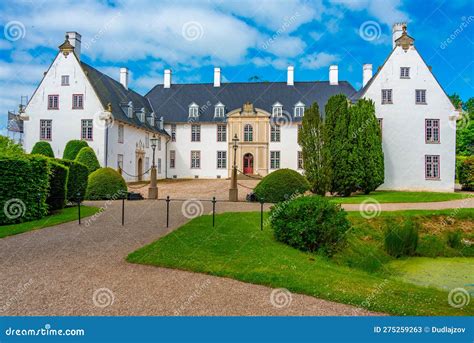 Schackenborg Castle in Danish Town Mogeltonder Stock Image - Image of ...