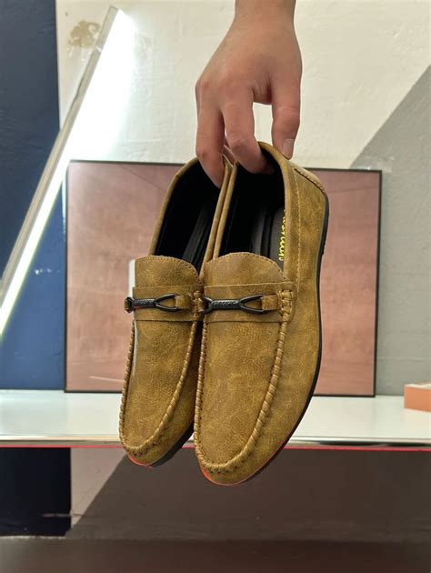 A Pair Of Men Shoes New Men Loafers Leisure Personality Slouchy Shoes ...