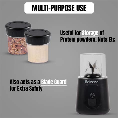 Balzano Portable Blender, Blender for Smoothie and Juices, Crush Ice ...