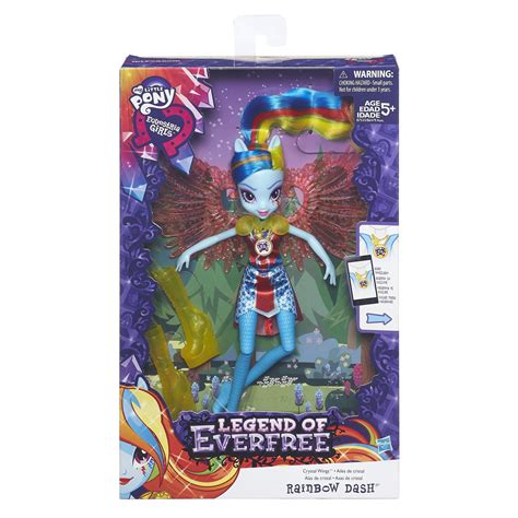 My Little Pony Equestria Girls Crystal Wings Rainbow Dash: Buy Online ...