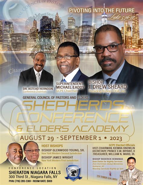 Conference - The Council of Pastor's & Elder's