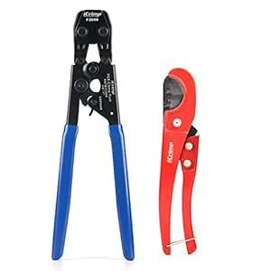 iCrimp PEX Clamp Cinch Tool for 3/8-inch to 1-inch Stainless Steel ...