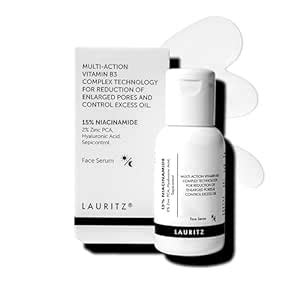 Lauritz 15% Niacinamide Vitamin B3 Advanced Skin Brightening Serum ...