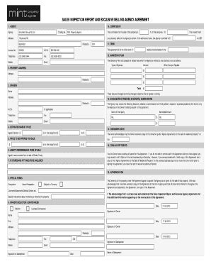 AU Mint Property Agents Sales Inspection Report and Exclusive Selling ...
