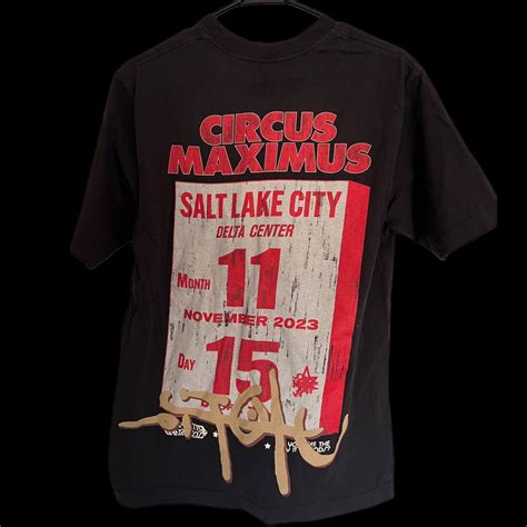 Rap Tees × Travis Scott travis scott circus maximus tour salt lake city ...