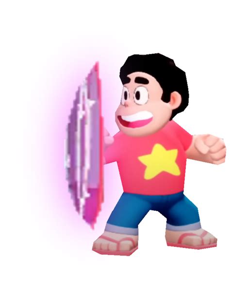 Steven Universe holding his shield by TransparentJiggly64 on DeviantArt