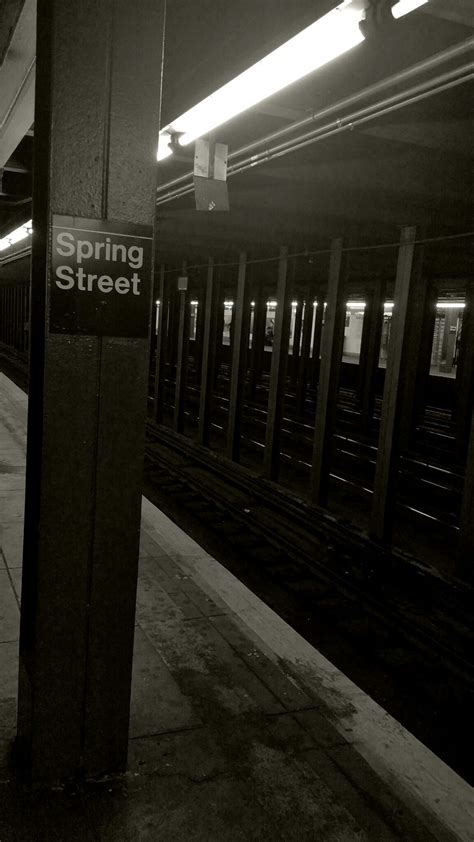Spring Street Subway NYC | Street, Spring, Road