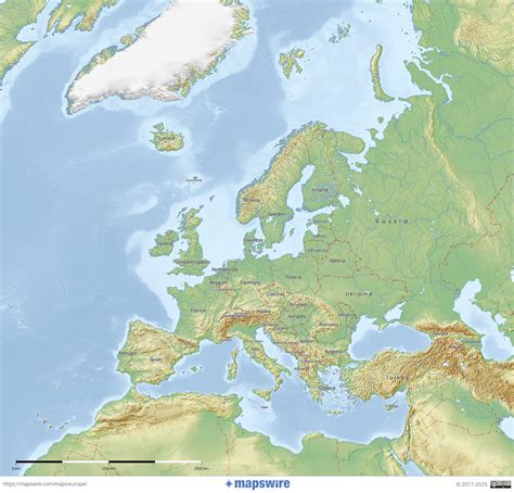 Europe Geographical Map 的图像结果