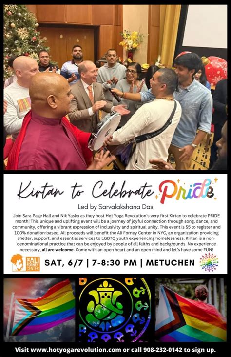 Kirtan To Celebrate Pride at Hot Yoga Revolution in Metuchen - Out In ...