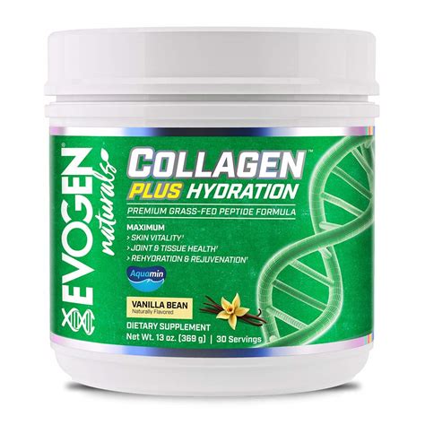 Buy Evogen Collagen Plus Hydration | GrPeace Fed Type 1 & 2 Collagen ...