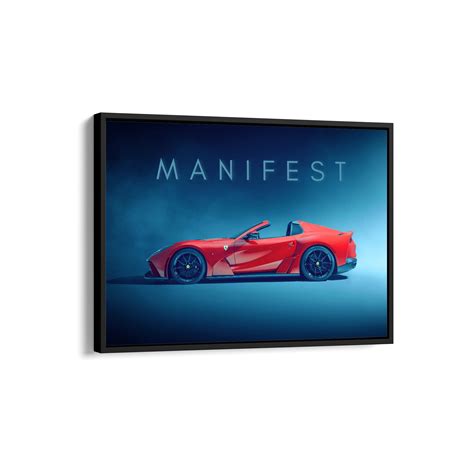 Manifest - Novitec Ferrari 812 GTS Car Wall Poster – The Mortal Soul