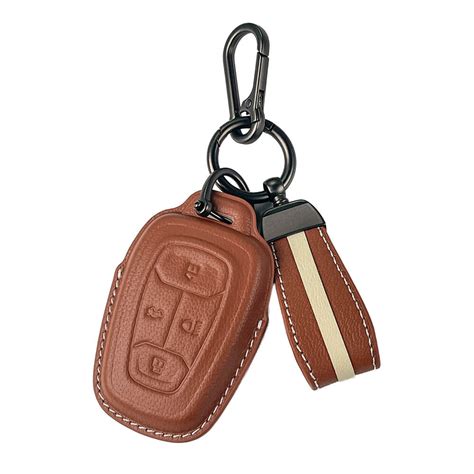 Tata Nexon Harrier Safari Punch Altroz Leather 4b Key Cover | Keyzone®