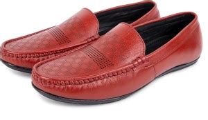 LOUIS STITCH Loafer Ferrari Red Premium Handmade Genuine Leather ...