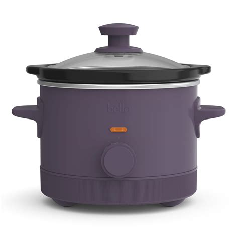 bella 1.5 Qt Slow Cooker with 3 Heat Manual Control, EverGood™ Ceramic ...