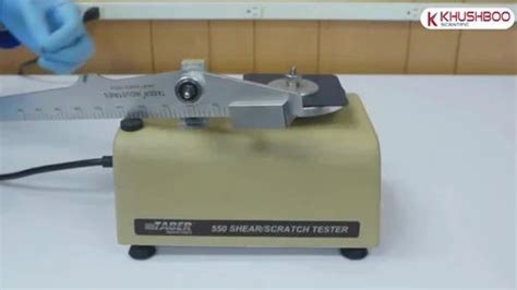 Abrasion, Scratch, Stiffness Testers - Taber Multi-Finger Scratch/Mar ...