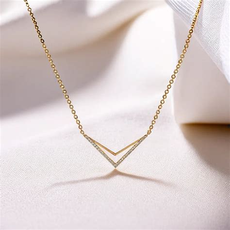 Edgy Dazzle - Lab Diamond Necklace – Lukson