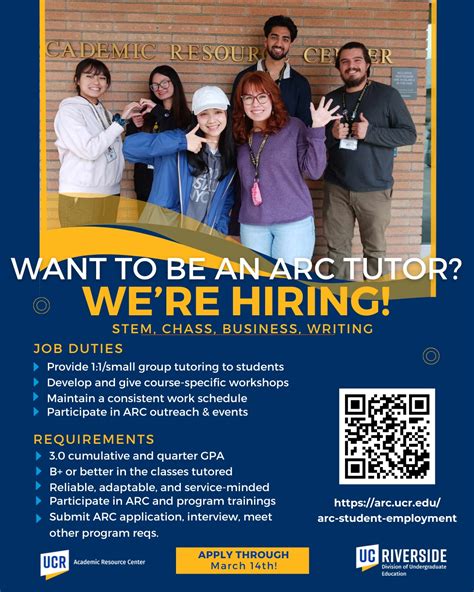 PPAC@UCR | Happy Wednesday! The ARC’s Tutorial Assistance Program is ...