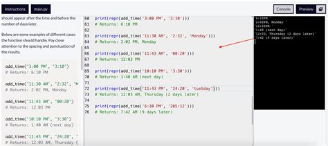 Freecodecamp Python Time Calculator Solution 的图像结果