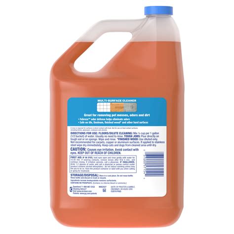 Mr Clean Pet Gallon at Ginny Mccormick blog