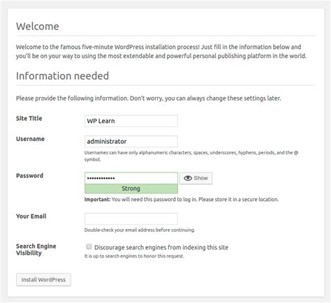 Image result for WordPress Installation Step by Step