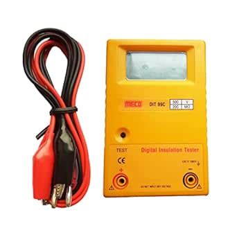 B.K.Jagan & Co Digital Insulation tester DIT-99E IRT Range 0-200 M Ohm ...