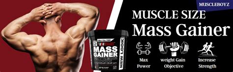 MUSCLE SIZE Mass Gainer Extreme xxxx High Protein Formula Lean Muscle ...