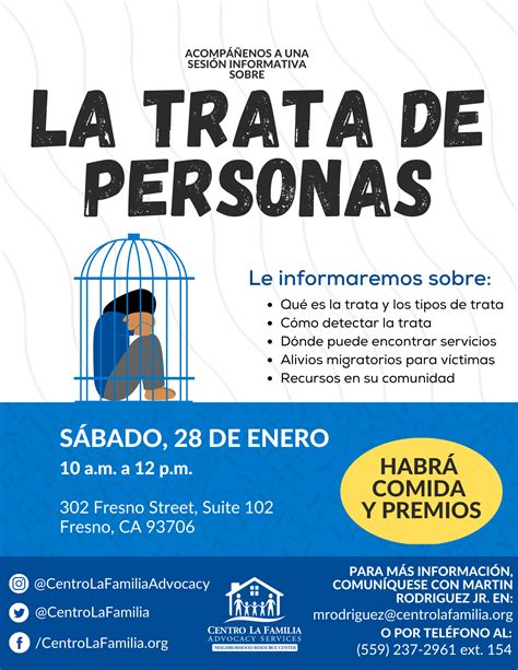 Centro La Familia Hosting Informational Session on Human Trafficking ...