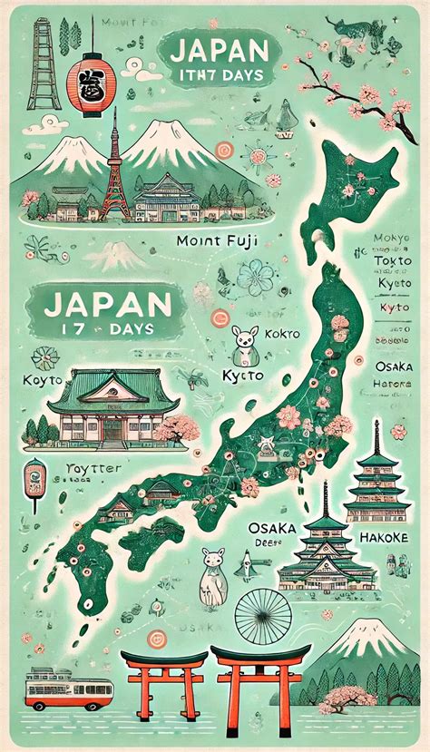 Japan Itinerary 7 Days: The Ultimate Travel Guide for First-Time Visitors | Tokyo japan travel ...