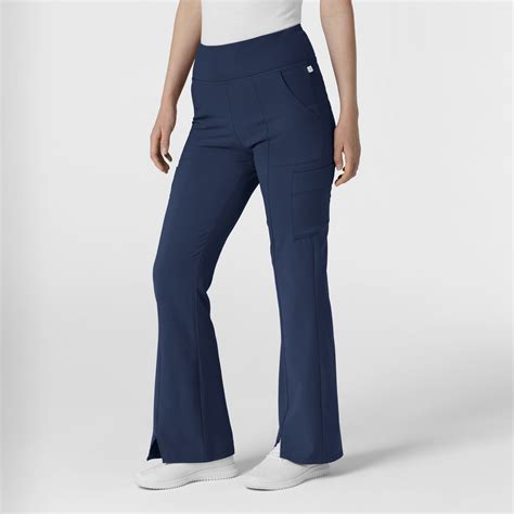 RENEW Women's Cargo Flare Scrub Pant - Navy – Wink Scrubs