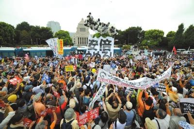 东京12万人包围日本国会要求安倍下台(图)|新安保法|日本集会_新浪新闻