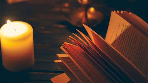 Wallpaper book, candle, shadows, reading, comfort hd, picture, image