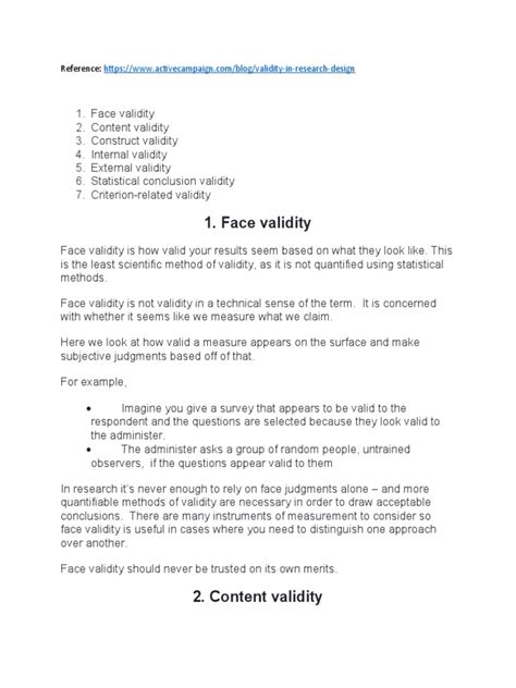 Validity Statistics 的图像结果