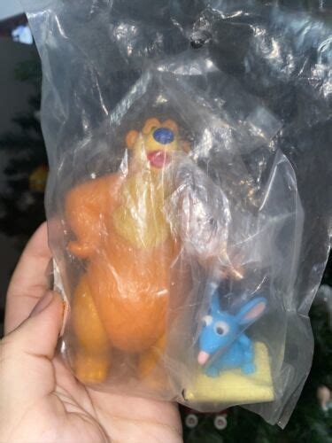 Bear & Tutter Mouse - Bear in the Big Blue House PVC Figure Toy Jim Henson New! | #4613667432
