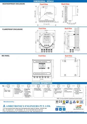 Gas Monitors - 8 Channel Gas Monitor- MS Manufacturer from Mumbai