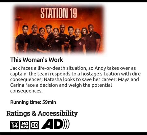 The Xfinity on screen cable guide has a synopsis that's a tiny bit different than the one ...
