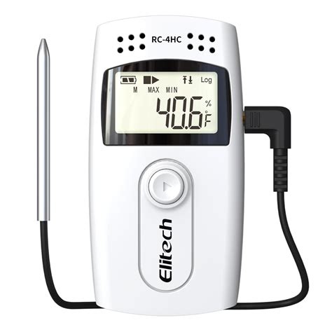 Elitech RC-4HC USB Temperature and Humidity Data Logger 16000 Points ...